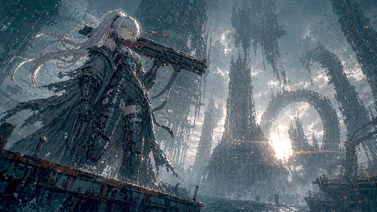 Sea-City Mecha Girl output image 1