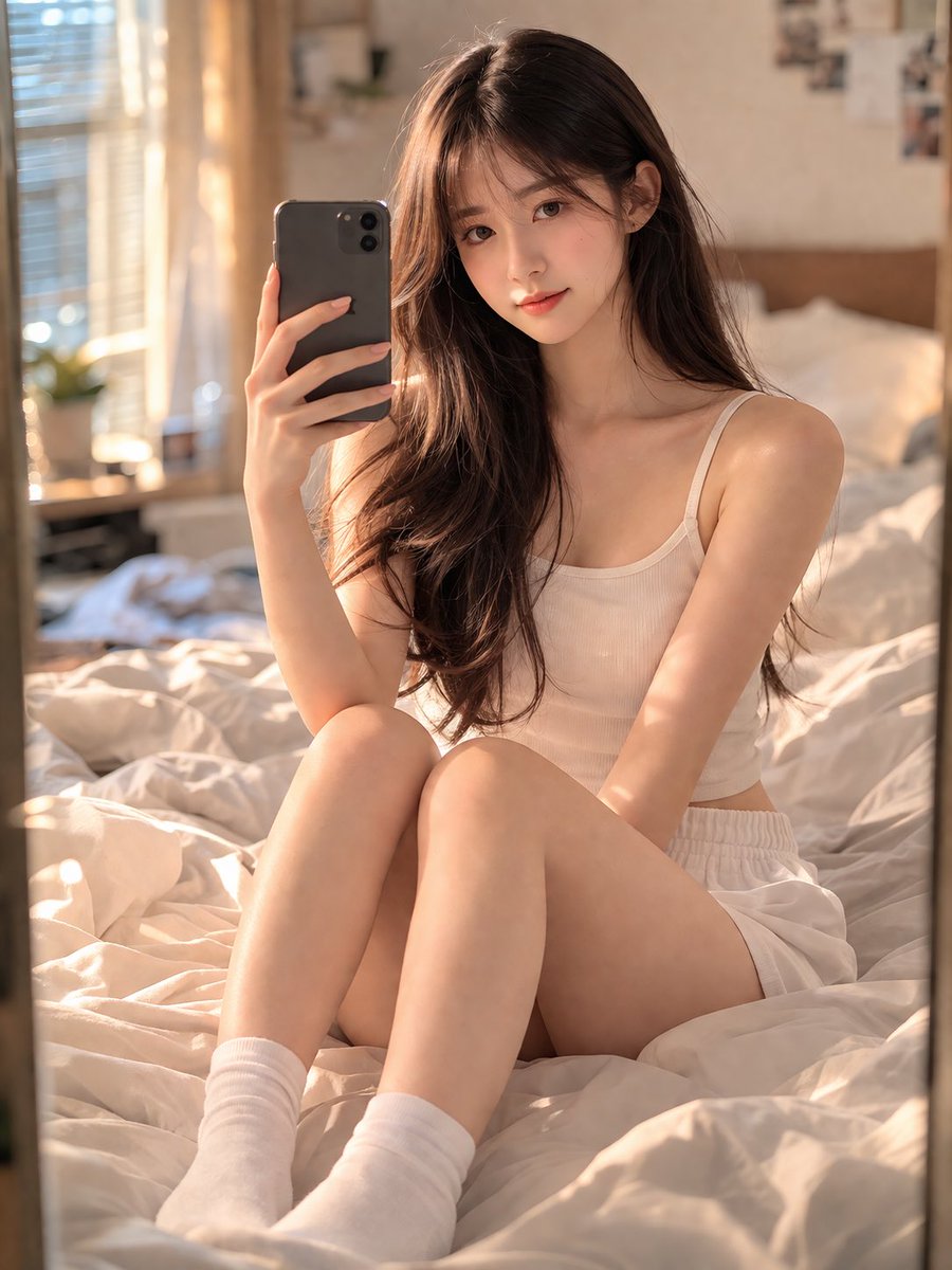 Bedroom Mirror Selfie output image 1