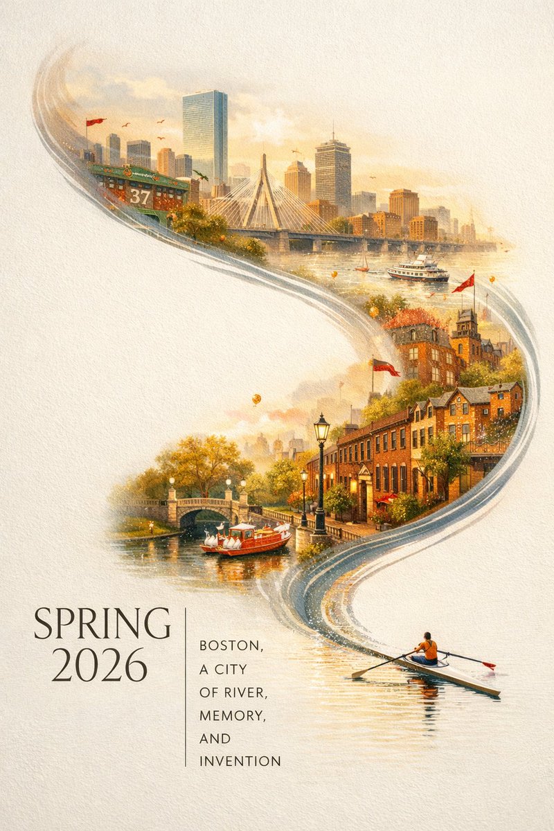 Boston Spring City Poster output image 1