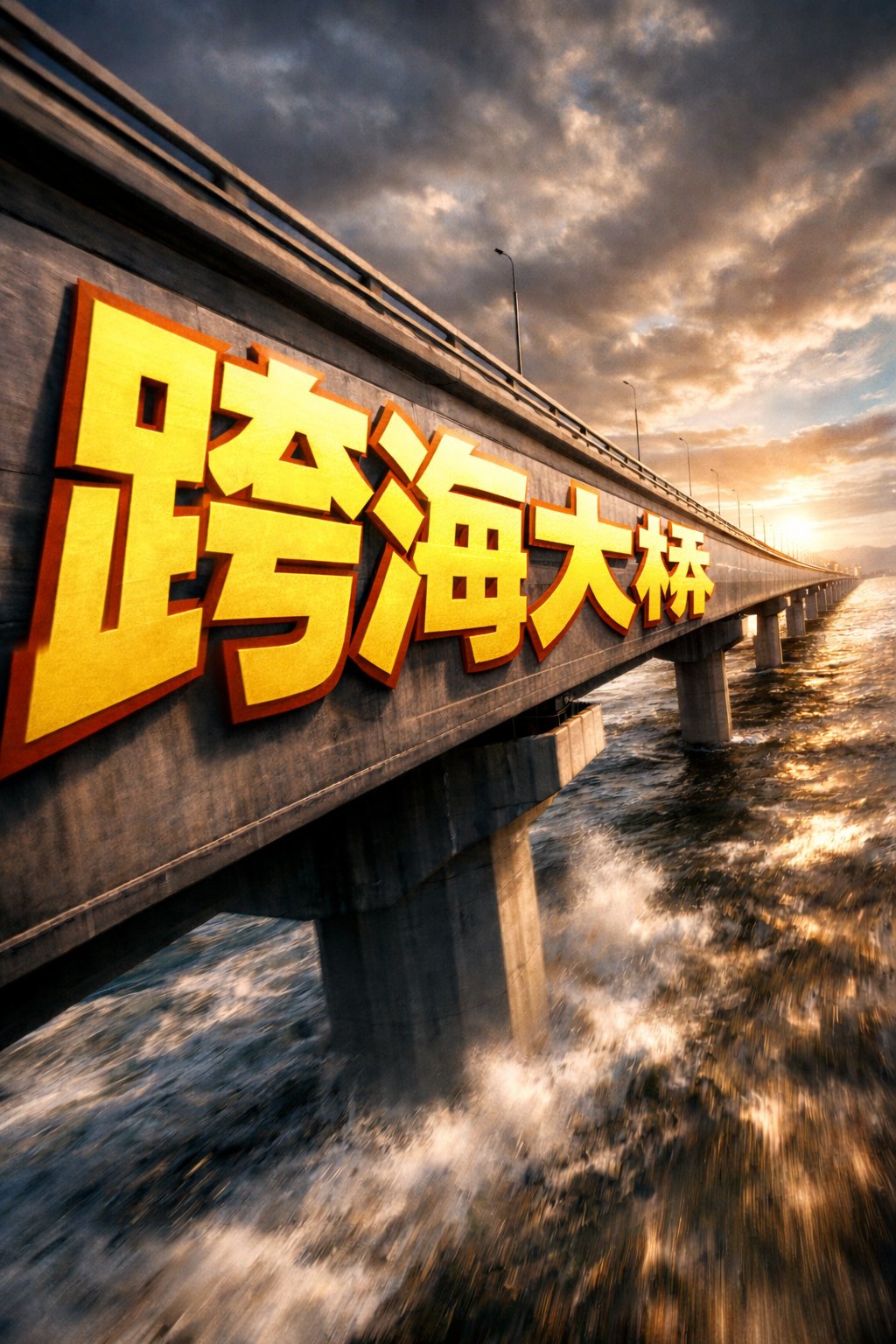 Perspective Bridge Typography output image 1