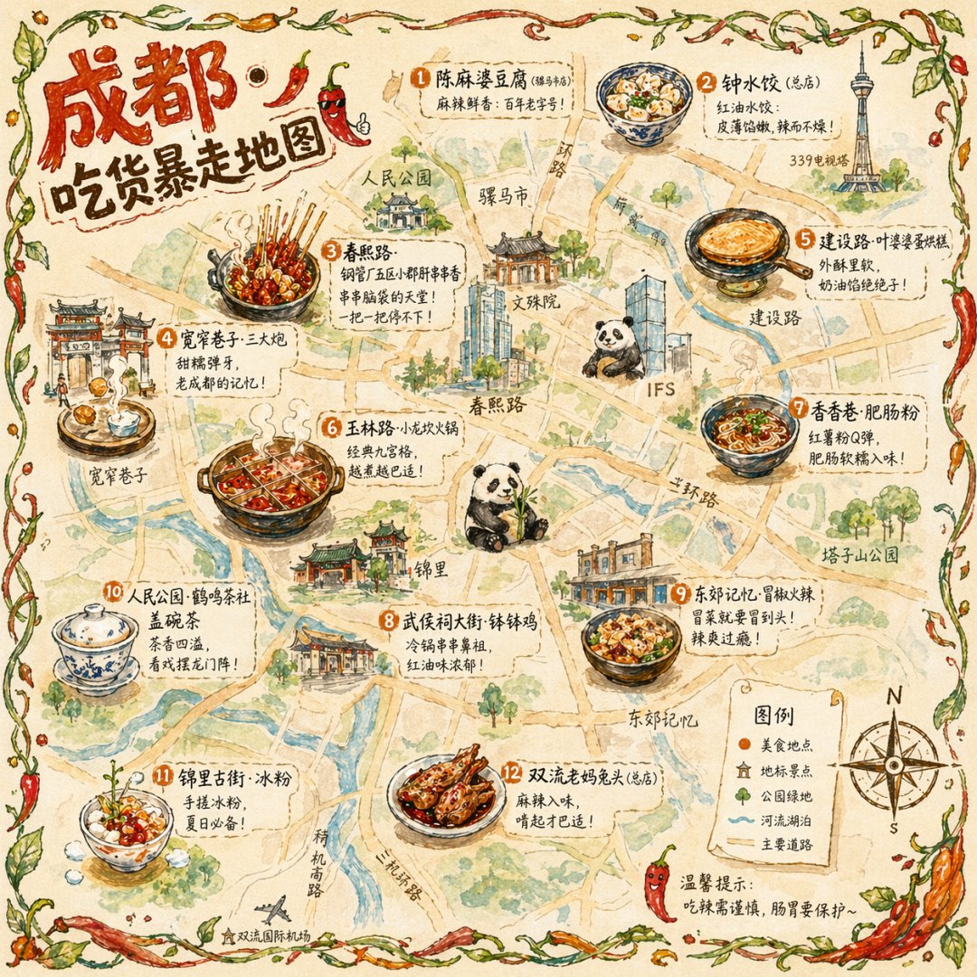 Chengdu Food Map output image 1
