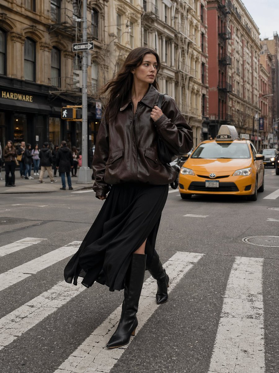 Full-Body Street Fashion Portrait output image 1