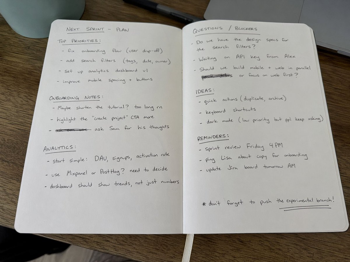 Handwritten Notebook Photo output image 1