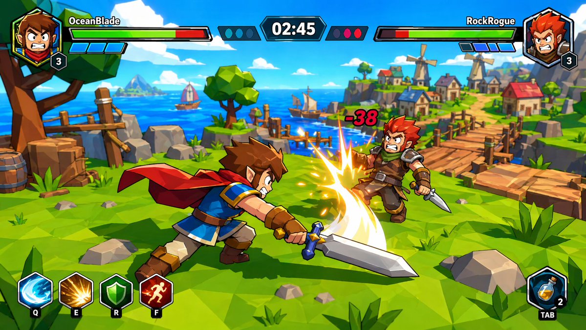 Character PVP Game Screen output image 1