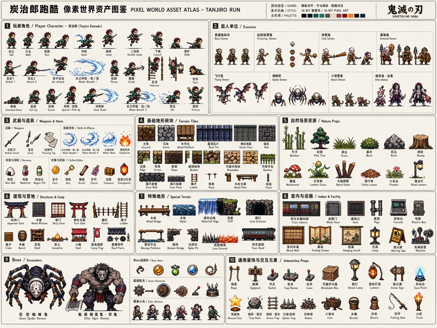 Pixel World Asset Atlas output image 1